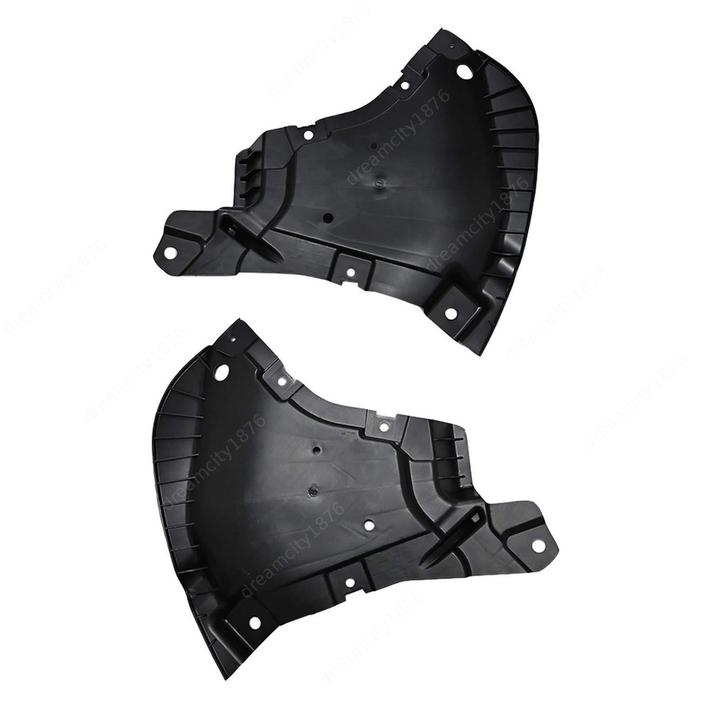 2x Front Engine Splash Shields For 2017-2019 Mercedes E-Class