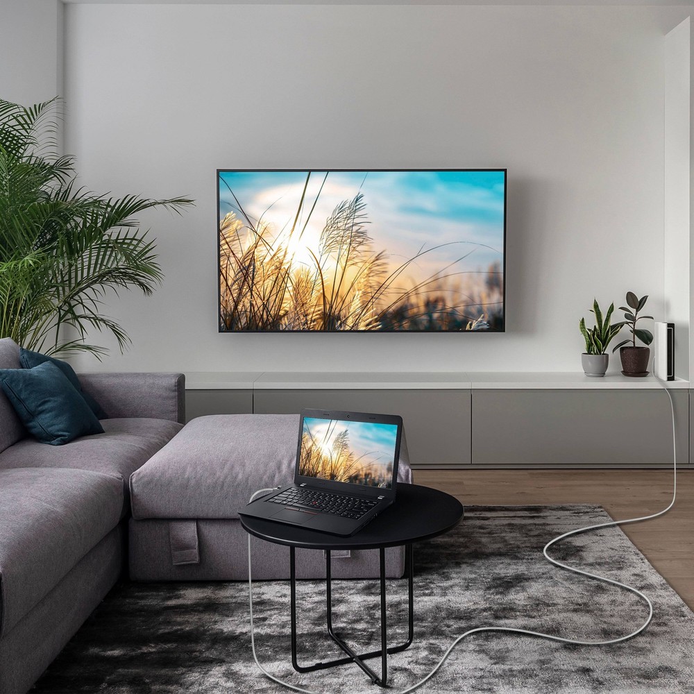 Insignia- 50 ft. Cat 6A Ethernet Cable - Gray