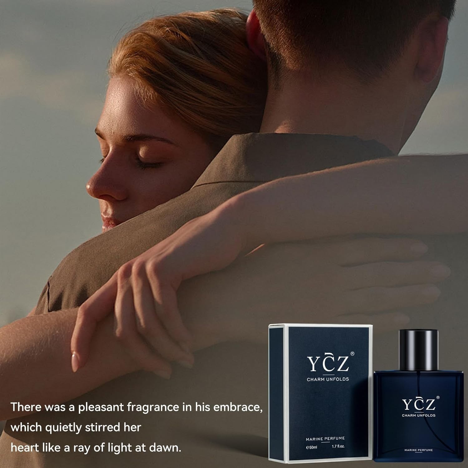 Ycz Charm Unfolds Marine Perfume for Men Long Lasting Fragrance 1.7oz(50ml)