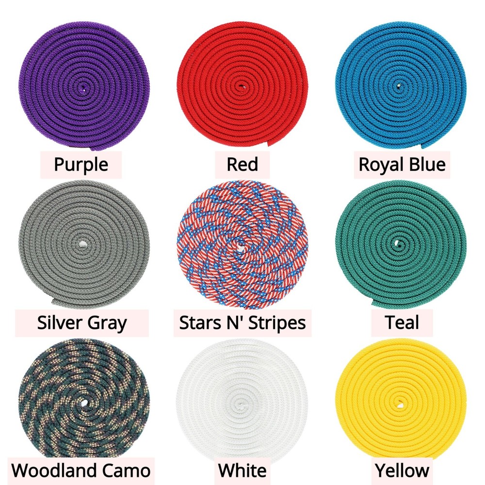 Polypropylene Utility Rope - 1/4" diameter – Multiple Lengths – 15+ Colors