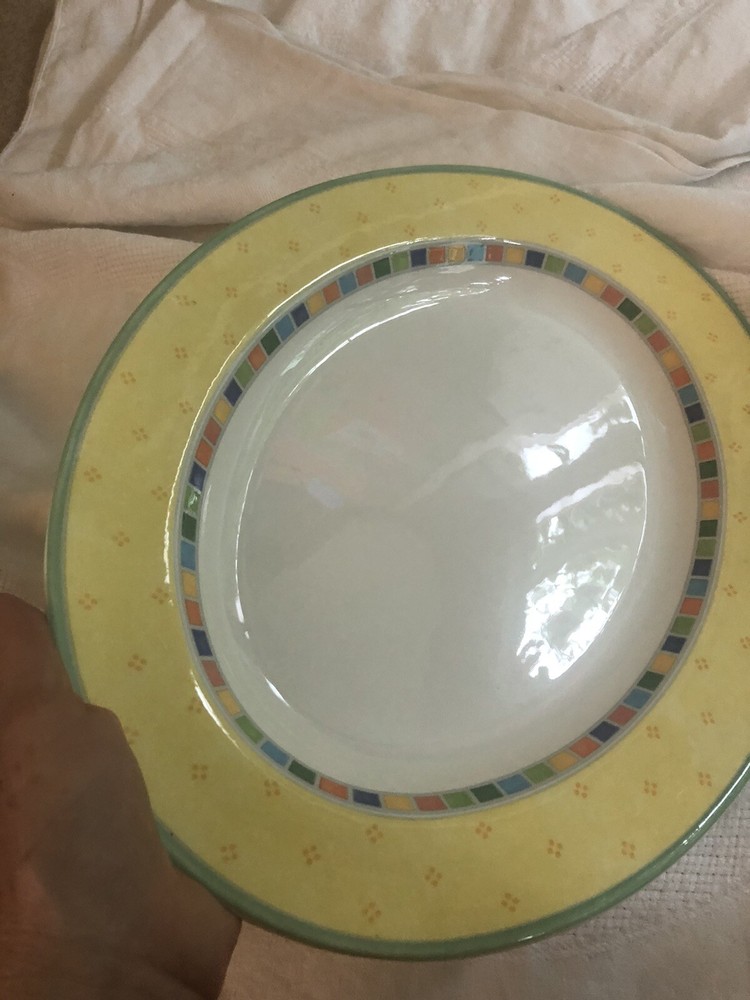 VILLEROY BOCH Twist Alea Limone Oval Serving Platter EUC