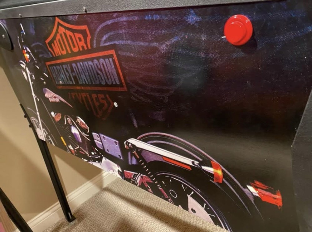 SEGA HARLEY DAVIDSON PINBALL MACHINE GAME