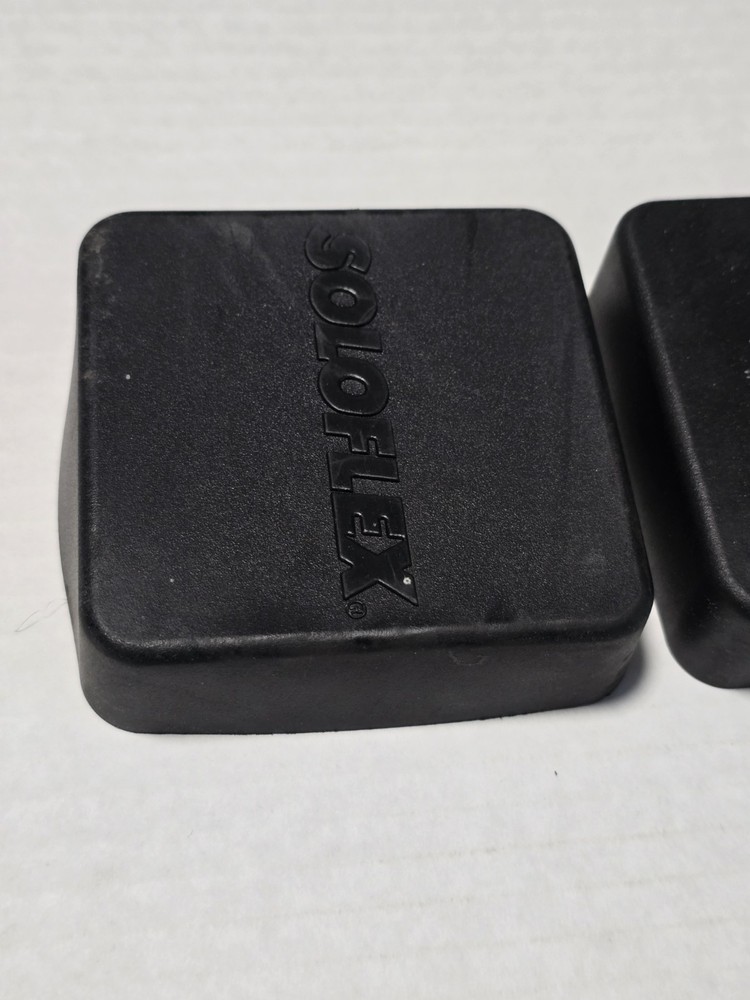 Soloflex 3" Rubberized End Cap Pair OEM
