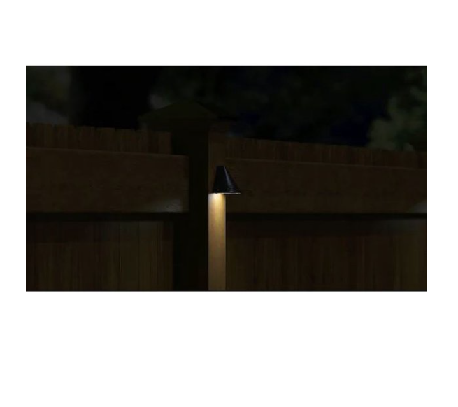 Kichler 2-Watt Olde Bronze Low Voltage Plug-in LED Deck Step Light Model 28308