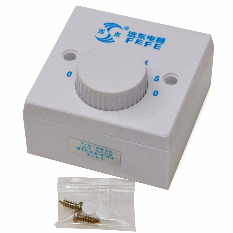 Upgraded 5Gear Capacitive Vintage Ceiling Fan Speed Controller Wall Mount Switch