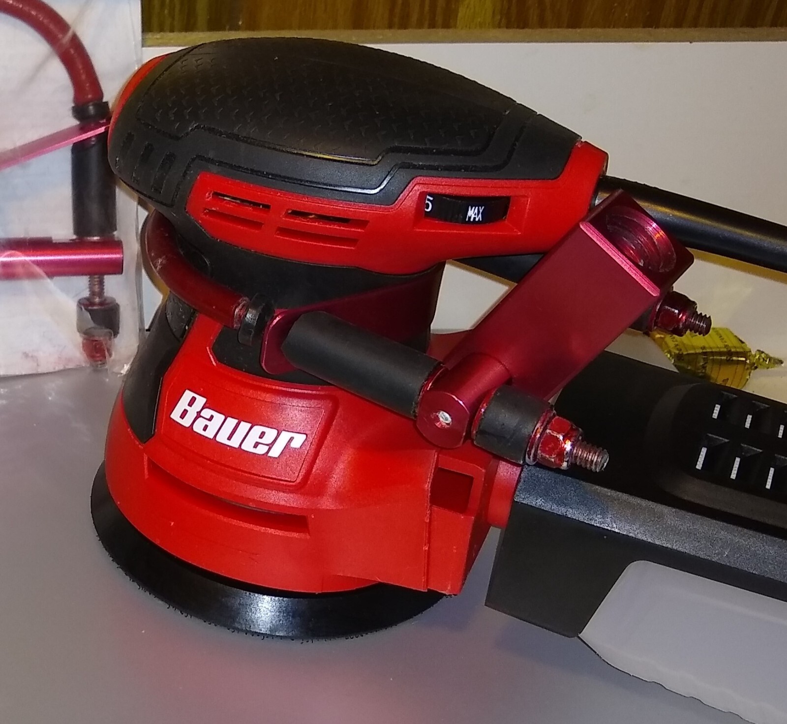 Sand Aid- Orbital Sander Attachment -Extension Pole/Handle Accessory-Pole Sander