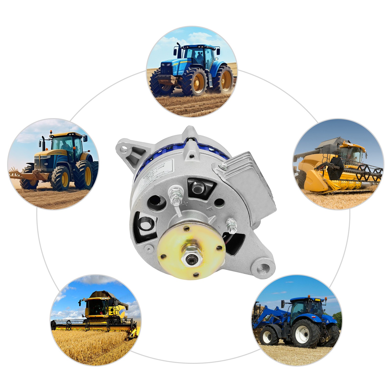 1200W 12V PMA Low Rpm Copper Permanent Magnet Alternator Synchronous Generator