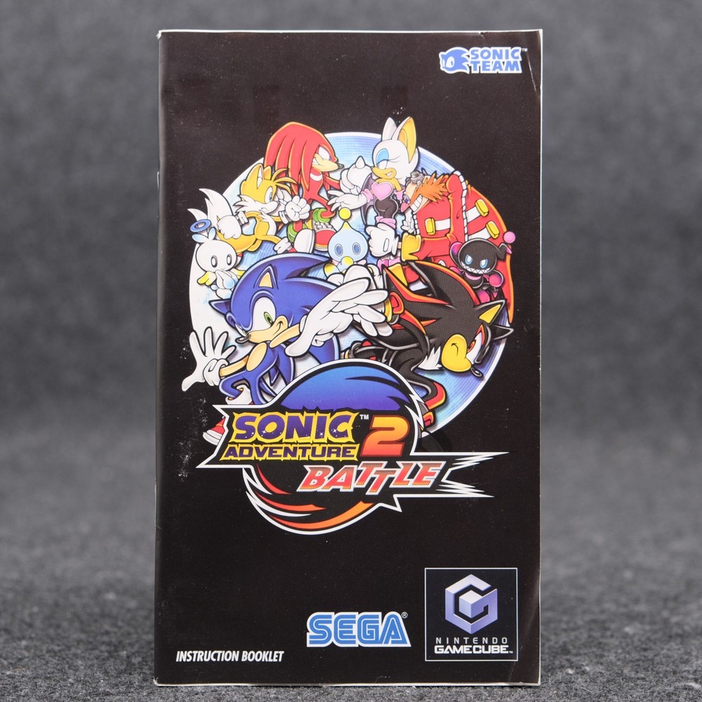 Sonic Adventure 2 Manual Only (GameCube) - Authentic acceptable Condition