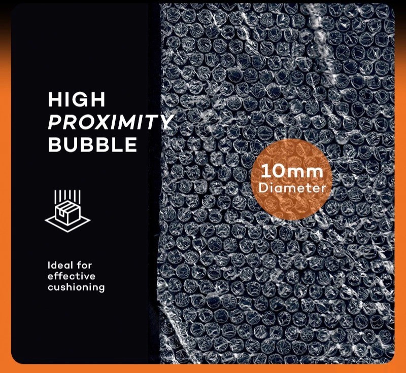 BUBBLE WRAP ROLL FOR PACKAGING SINGLE LAYER DOUBLE LAYER 20CM X 100M FREE SHIP