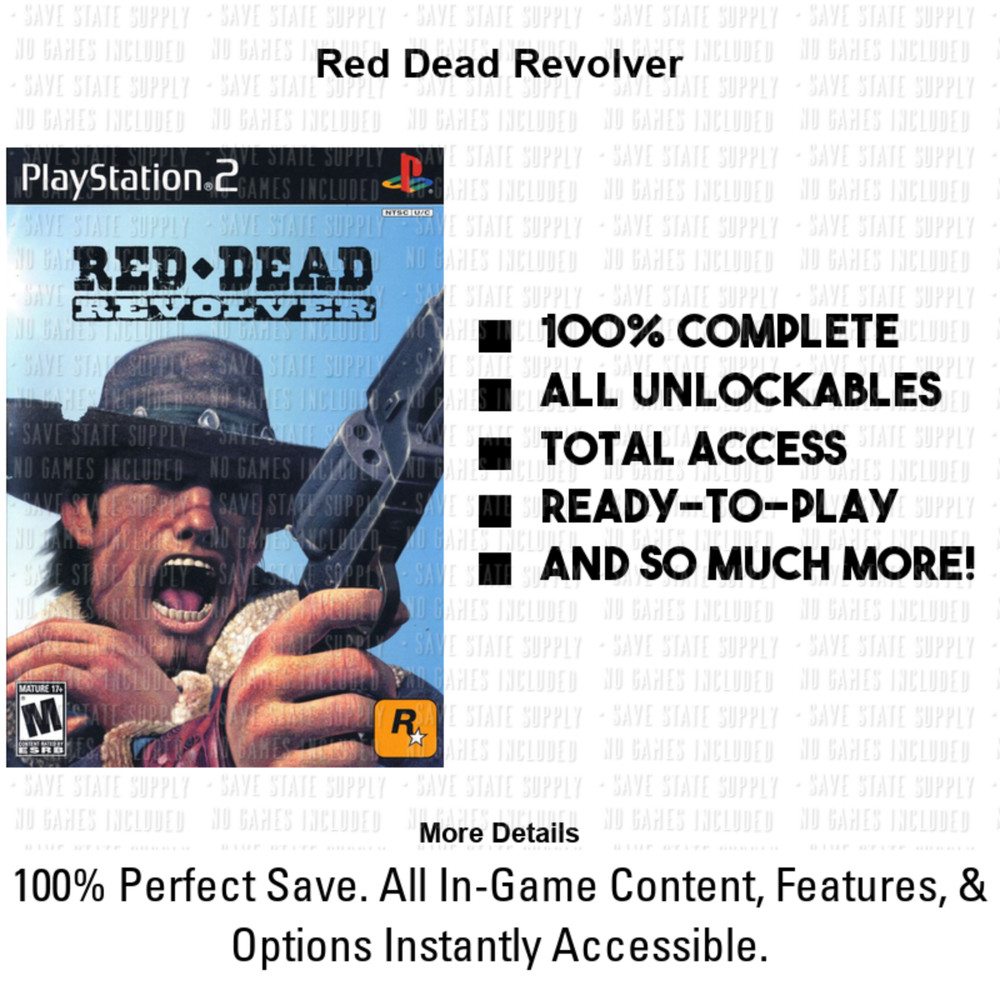 Max Payne Manhunt Warriors Bully Red Dead Redemption LA Noir PS2 PS3 Memory USB