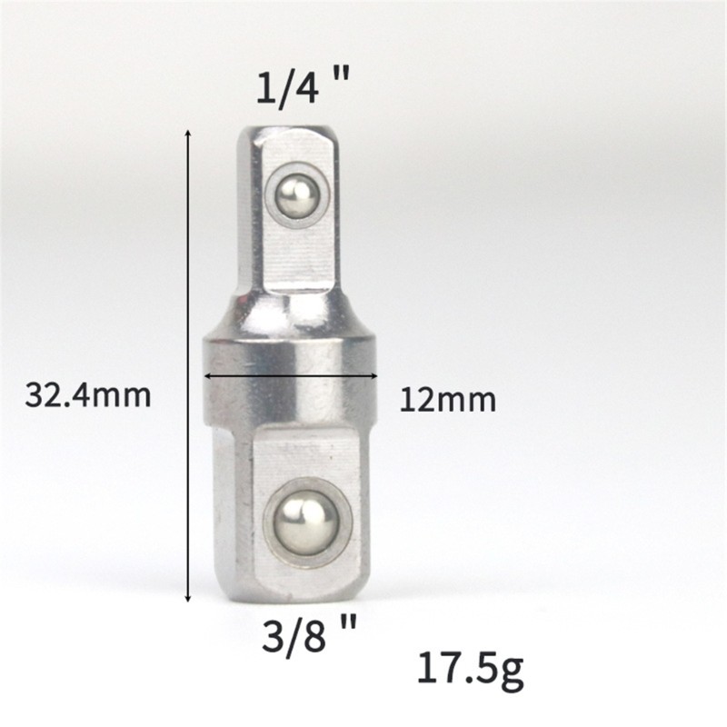 Multipurpose Socket Adapter Set Quick Conversion 1/4 3/8 1/2 Inch Square Drive