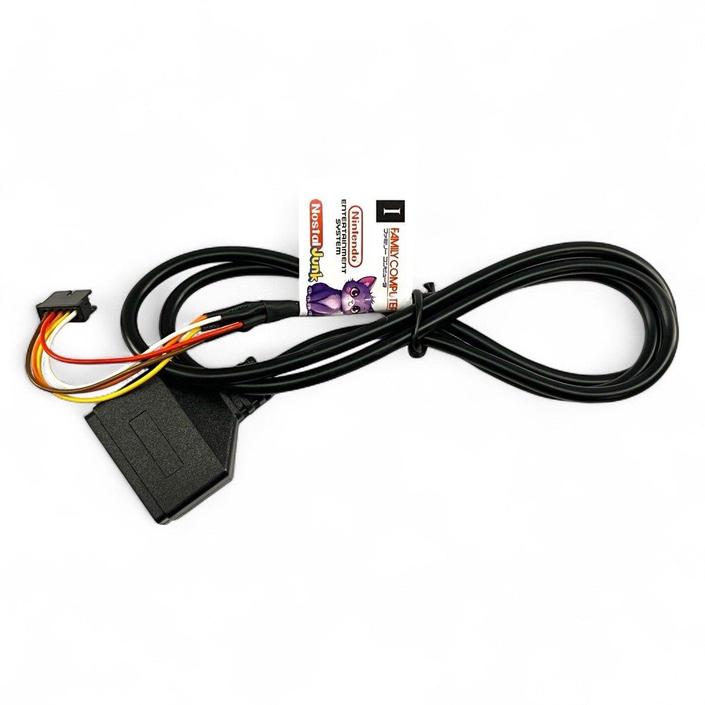 Famicom to NES Controller Cable 5-Pin Adapter Handmade 3ft Plug & Play Nintendo