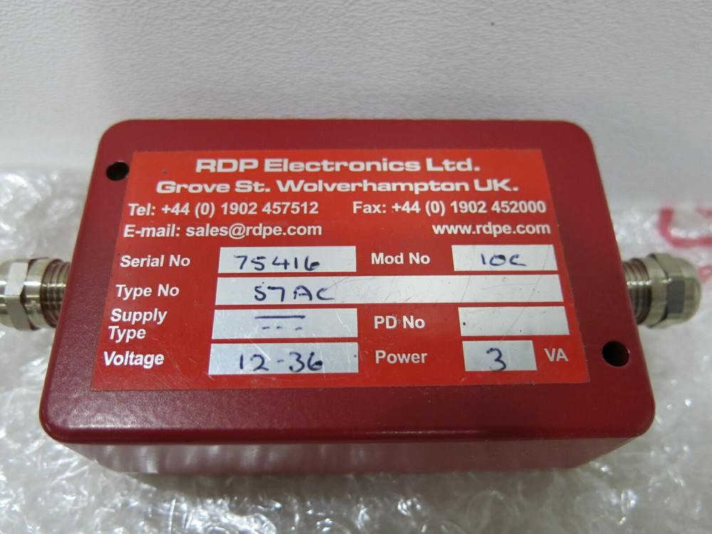 RDP ELECTRONICS S7AC TRANSDUCER AMPLIFIER