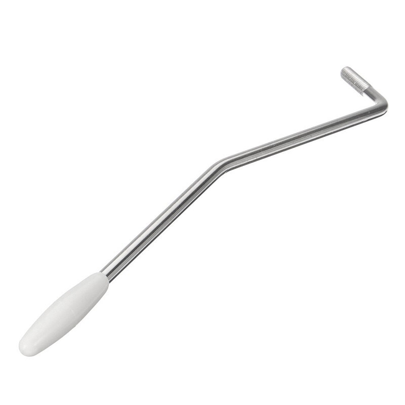 Efficient 5mm Electric Guitar Tremolo System with Decorative White Tip
