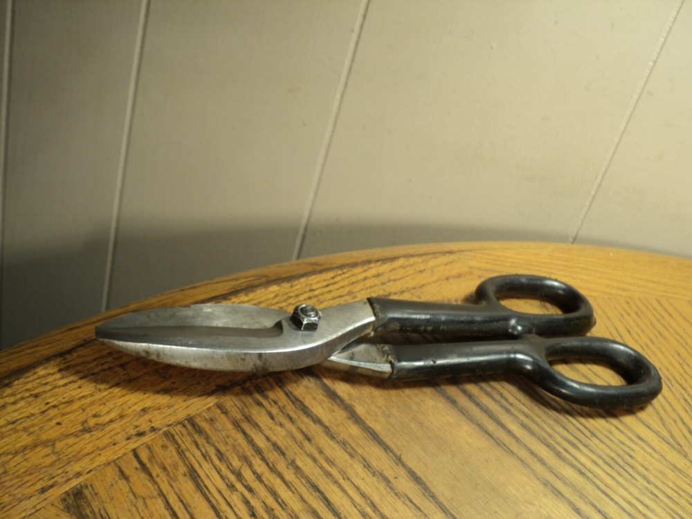 Vintage Do-It Tin Snips Cutter Tool 10-1/4"