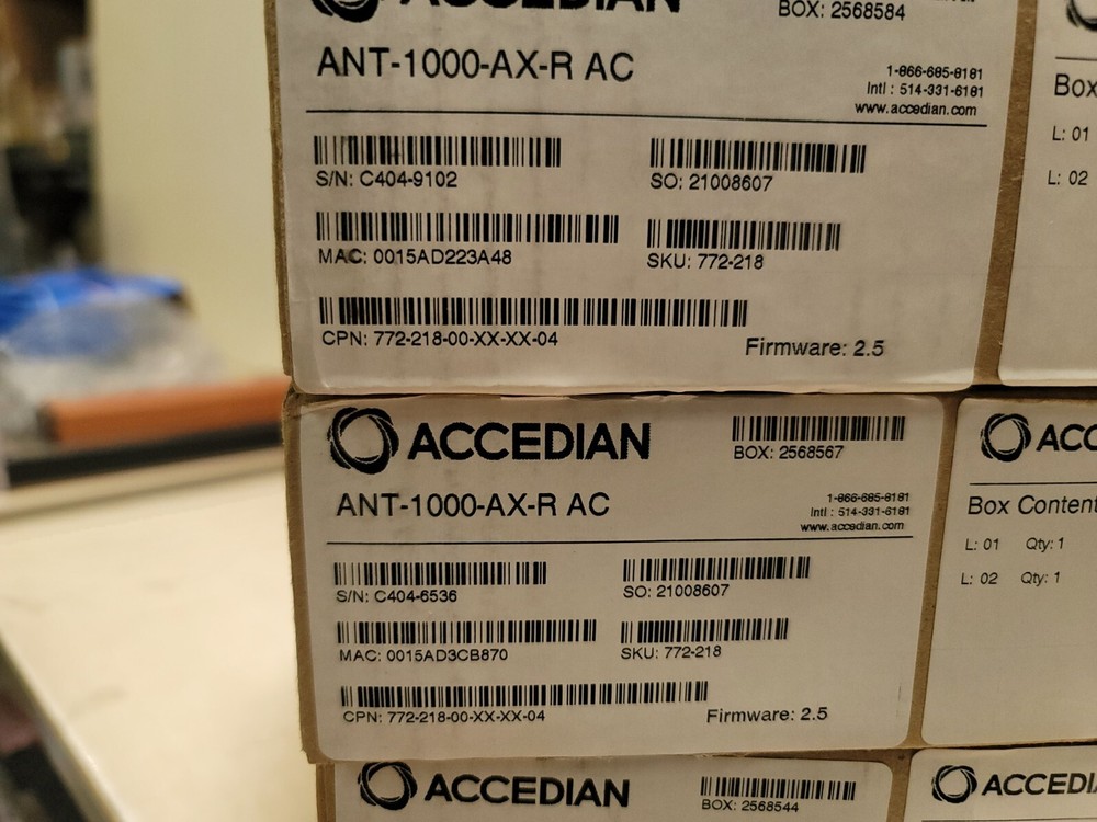 Accedian Network Performance Module ANT-1000-AX-R AC NOB