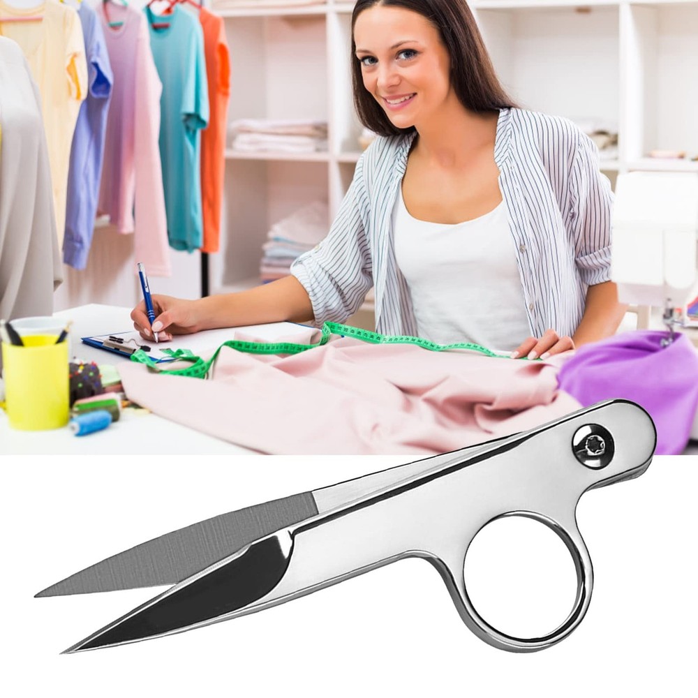 Newness Thread Snips Sewing Snips With Protective Plastic Sleeve Mini Scissors