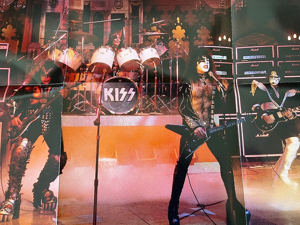 KISS Halloween 1976 Concert Poster Destroyer 45th Anniv deluxe box set 16X24 Ace