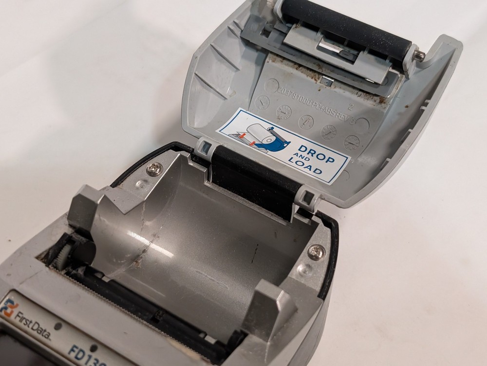 XAC/First Data FD130 Credit Card Processor Receipt Printer, 001805064, 12VDC, 3A