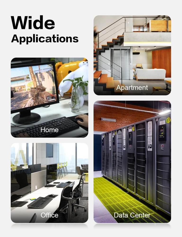 12Port Cat6A Shielded Keystone Patch Panel Fits 10Inch Rackmount