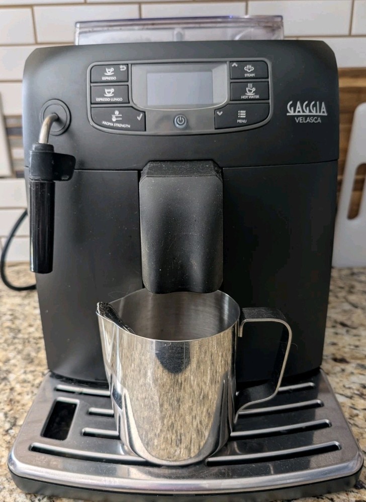 Gaggia Velasca Espresso Machine One-Touch Fully Automatic Grinder Milk Wand