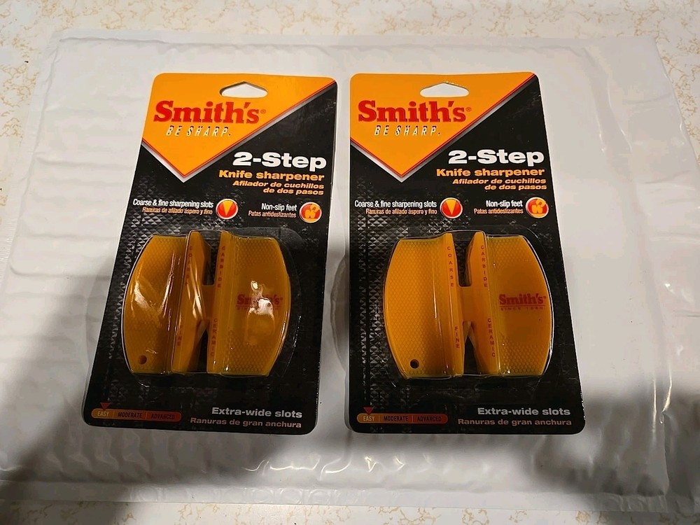 Smith's CCKS Abrasives 2-Step Knife Sharpener 2pk