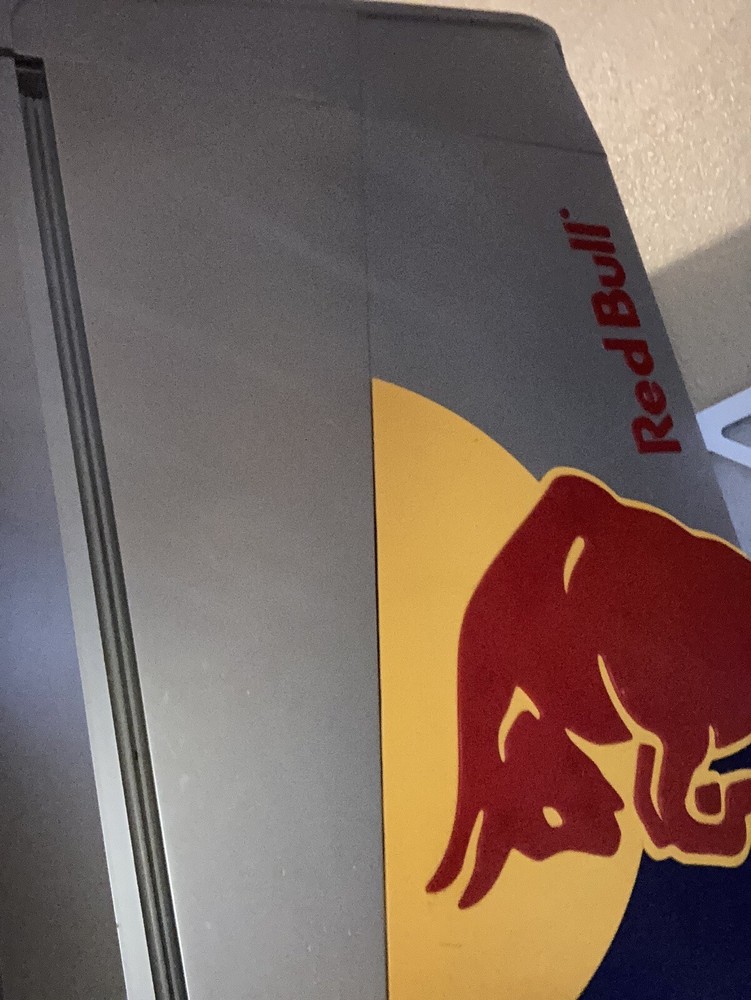 Red Bull Mini Fridge works Great
