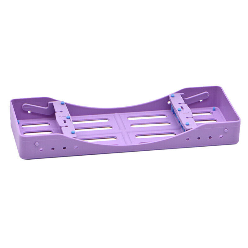 Dental Cassette Autoclavable Plastic Sterilization Rack Box 5 Instruments
