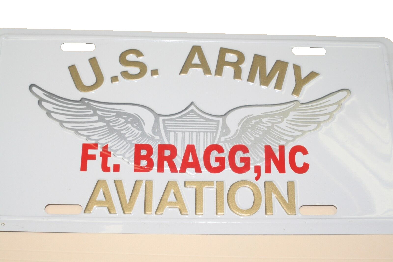 License Plate, US Army Aviation-Ft. Bragg-NEW-60005LP
