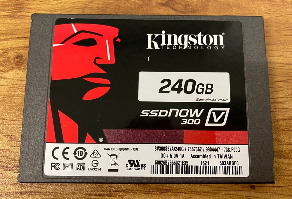 Kingston 240GB 2.5" SSD Solid State Drive SV300S37A/240G *TESTED, WORKING*