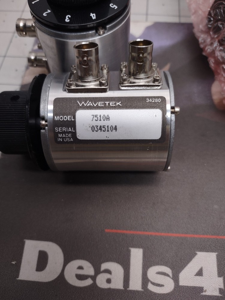 WAVETEK Model 7510A - 75 Ohm Step Attenuator - 0-10 dB - 1 dB Per Step New!