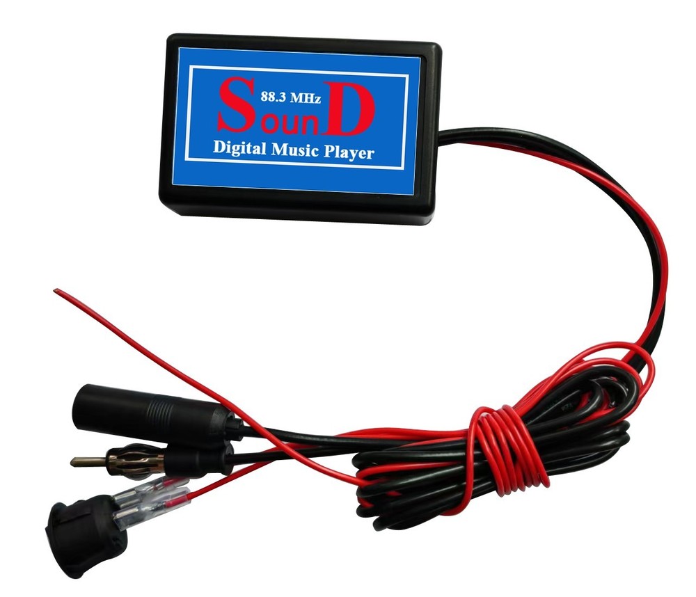 FM Modulator Wired with Bluetooth Input for OEM or Aftermarket Radios
