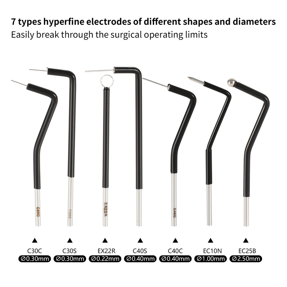7Pcs/set DENTAL Electrode - use with the ES-01 Electrosurgery system