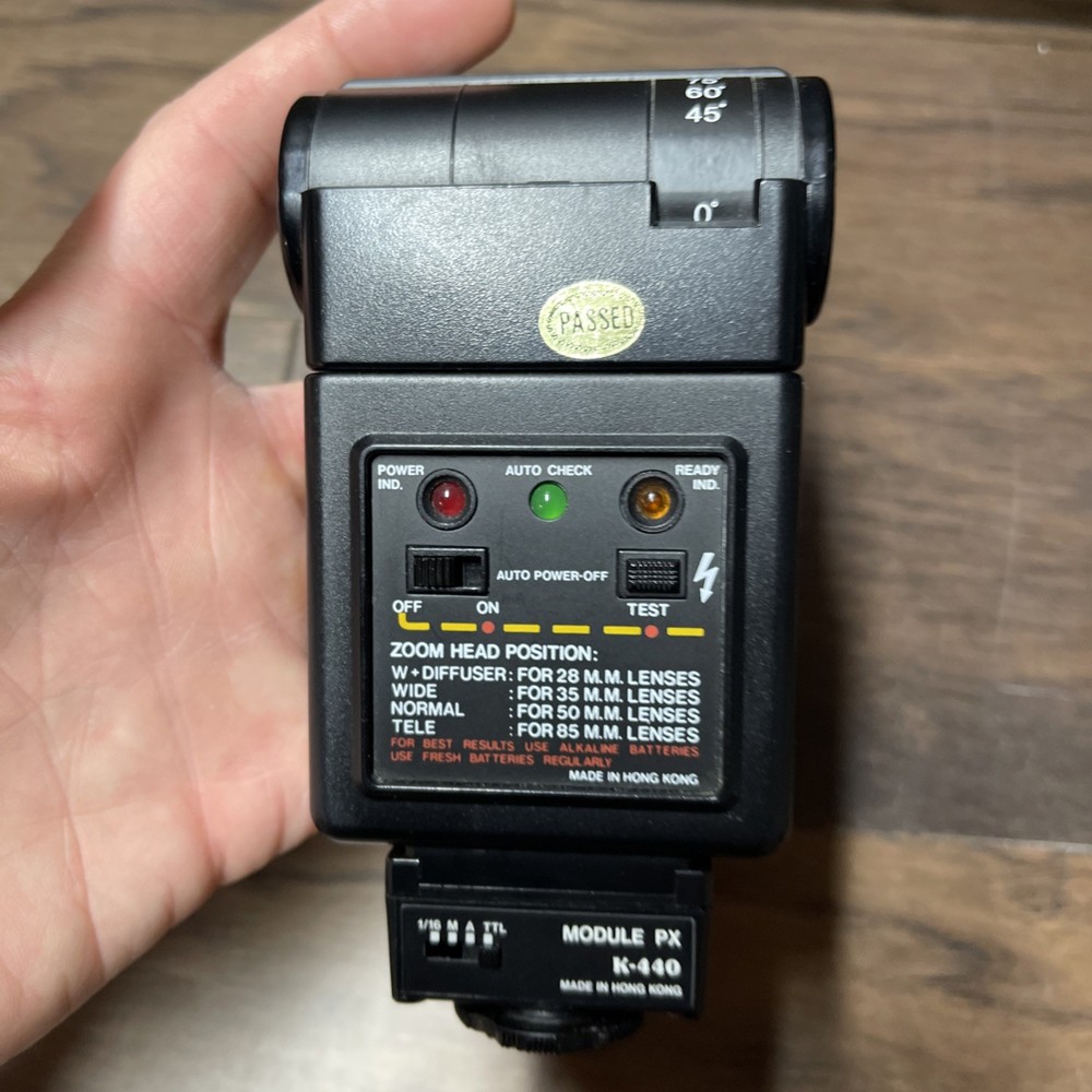 Kalimar SDZ-56 Twin Flash With Module PX K-440 Fully Tested & Working.