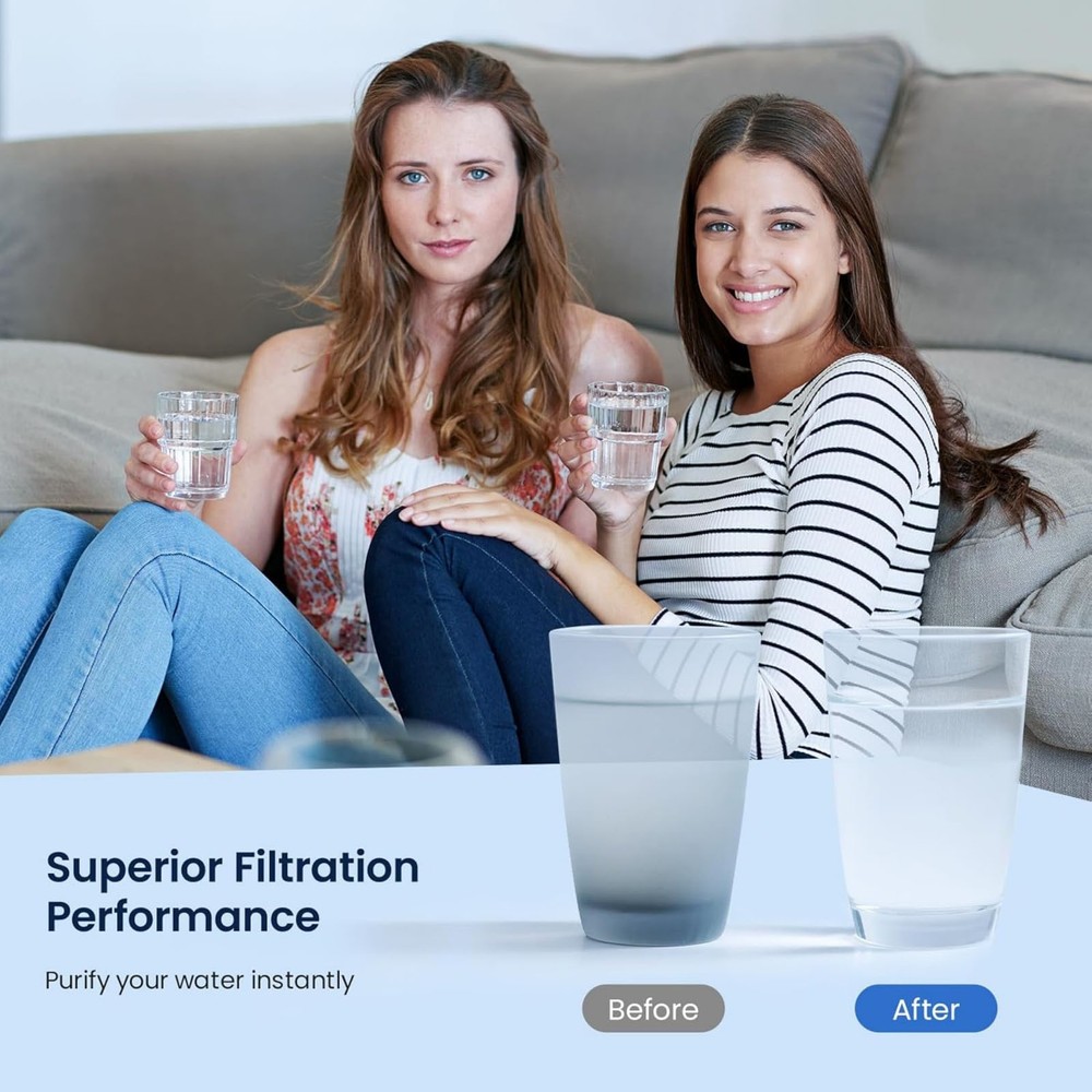 For GE RPWFE Filter Replacement Refrigerator Water Without Chip Material Plastic