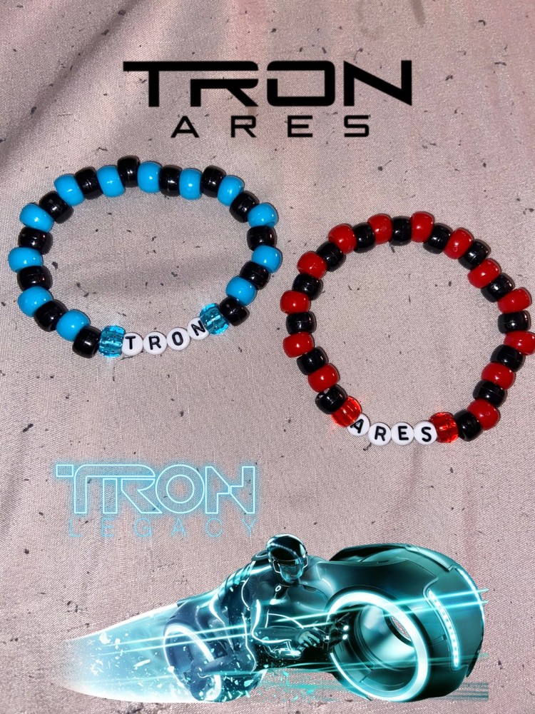 Single Tron kandi bracelets