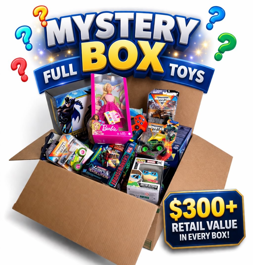 Mystery Box Jam Packed Full of Brand Name Toys | Over $300 Retail in Huge Box!