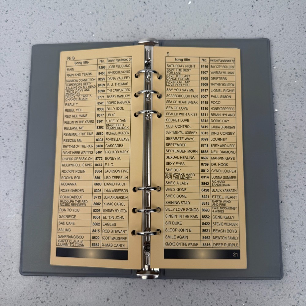 Magic Sing User Manuel & Song List Book Karaoke ET Enter Tech READ