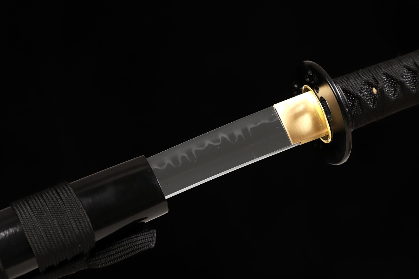 Wakizashi Clay Tempered T10 Carbon Steel Real Hamon Japanese Samurai Sharp Sword