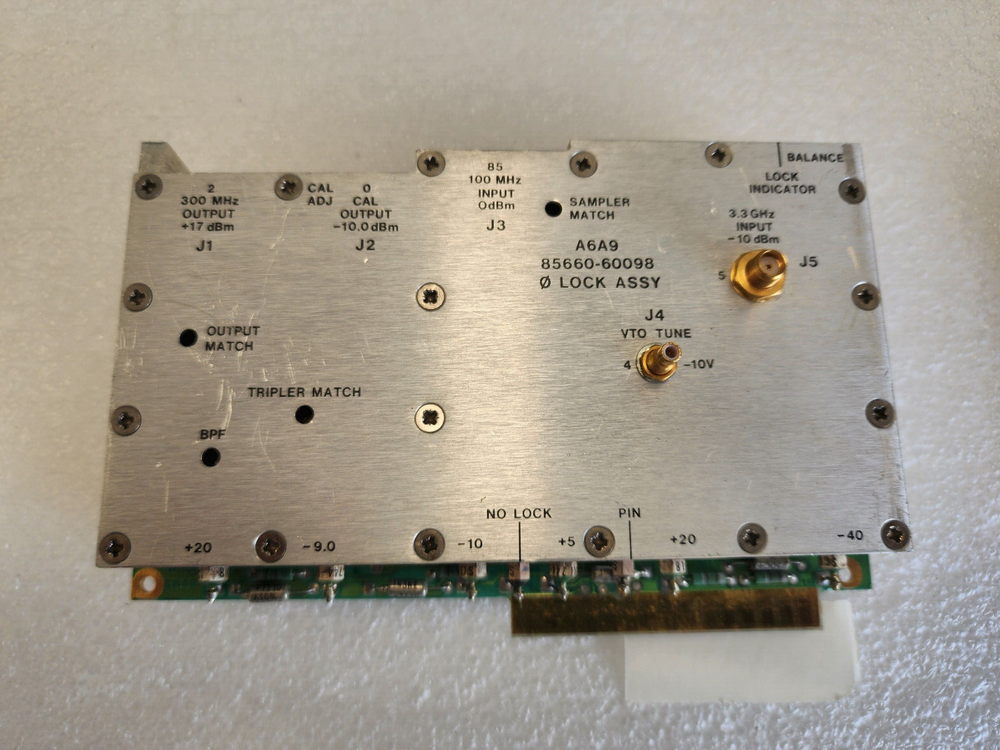 HP/Agilent 85660-60098 Spectrum Analyzer Lock Assembly