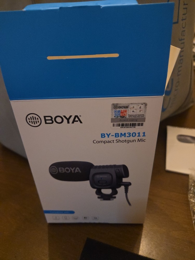 Boya Compact Shotgun Mic [BY-BM3011] Open Box