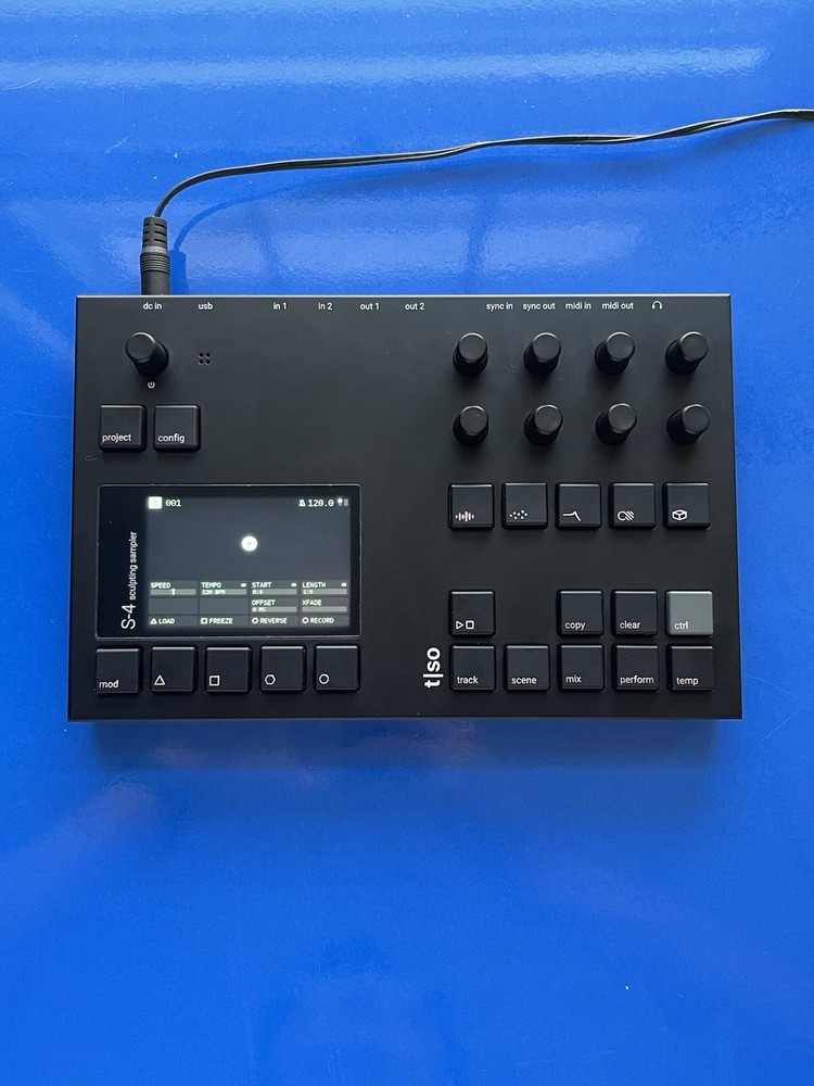 Torso Electronics S-4 Sculpting Sampler Audio Instrument (Black)