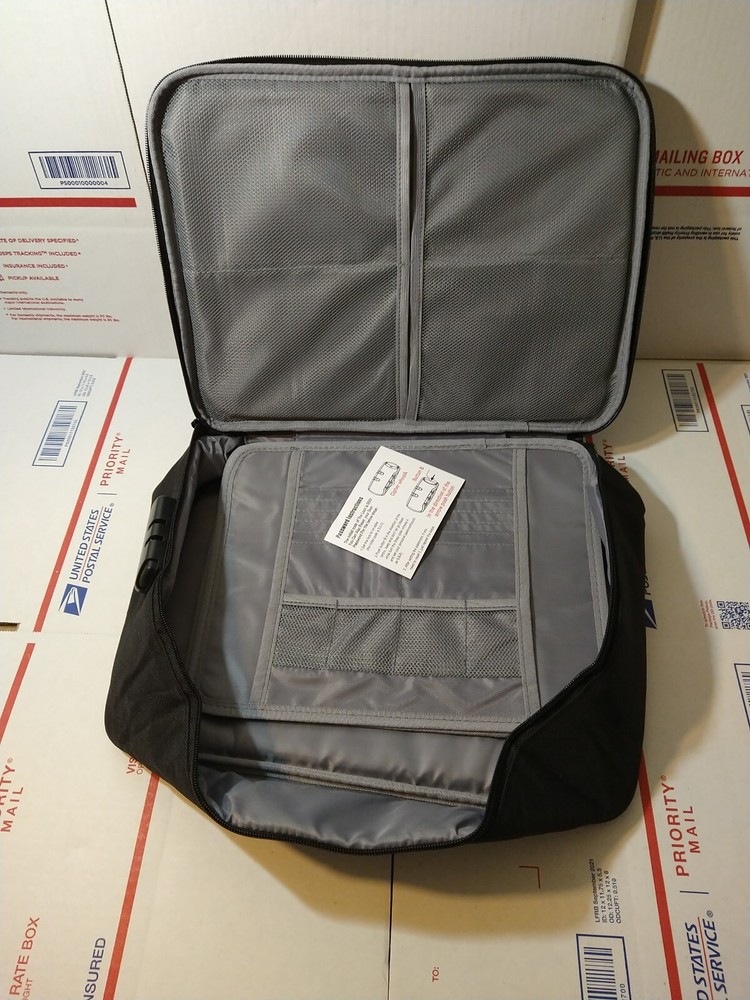 Oxford Document Organizer with Safe Code Lock Storage Pouch Credential Bag Dipl