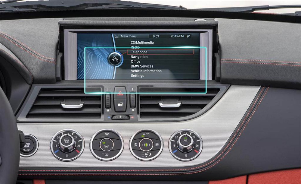 Crystal Clear Screen Protector for 2013 BMW Z4 Vehicle Navigation