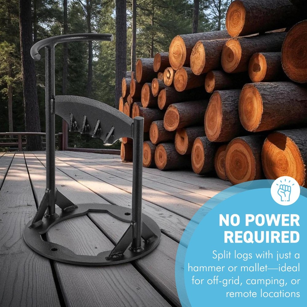 𝗖𝗔𝗦𝗧 𝗜𝗥𝗢𝗡 𝗪𝗢𝗢𝗗 𝗦𝗣𝗟𝗜𝗧𝗧𝗘𝗥 Log & Kindling Splitter