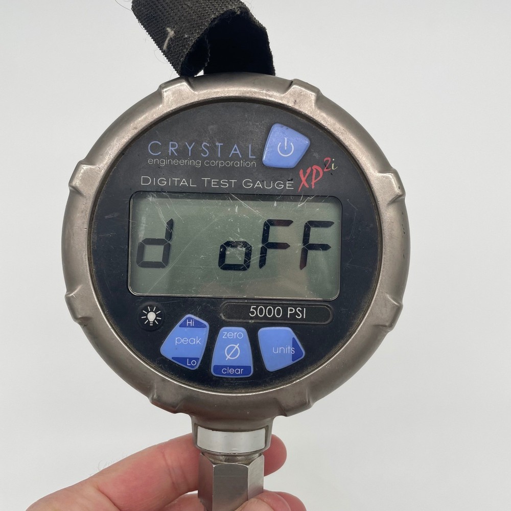 Crystal Engineering XP2i 5000 PSI Digital Test Gauge DataLoggerXP Enabled