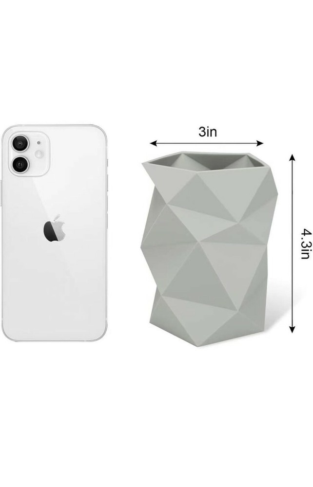 Creative Design Silicone Pen and Pencil Holder (Grey)