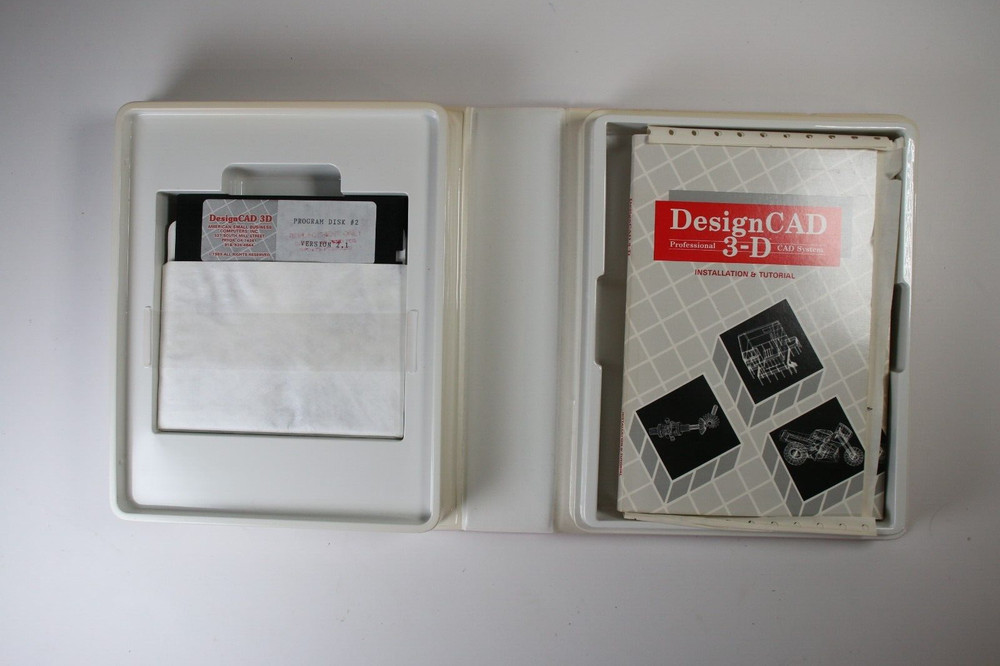 Design CAD 3-D system software floppy disk IBM