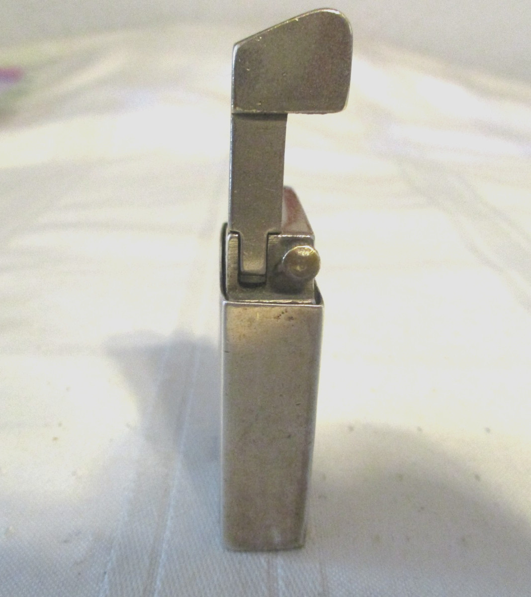 Art Deco Heavy Silver Lighter with Hall Marks ( Gamma) ?