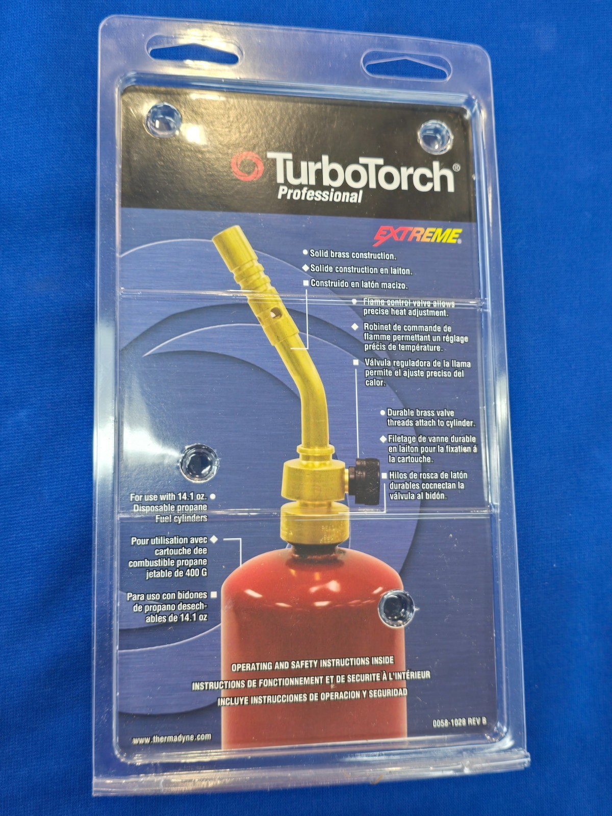 TurboTorch 0386-0860 Turbo Torch TP-10 Pencil Flame Propane Torch Brand New